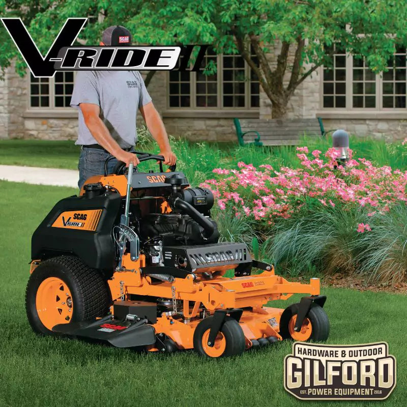 Scag V-Ride II Stand On Zero Turn Lawn Mower With 48-Inch And Velocity Cutter Deck 22 HP Kawasaki 691FX