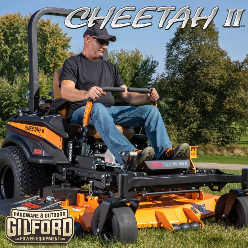 Scag Cheetah II Zero Turn Riding Lawn Mower With  72-Inch Velocity Plus Cutter Deck And 37 HP Briggs Vanguard Big Block EFI