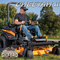 Thumbnail for Scag Cheetah II Zero Turn Riding Lawn Mower With  72-Inch Velocity Plus Cutter Deck And 37 HP Briggs Vanguard Big Block EFI