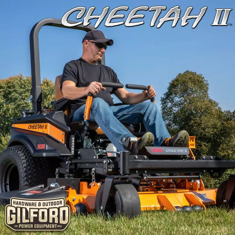 Scag Cheetah II Zero Turn Riding Lawn Mower With  72-Inch Velocity Plus Cutter Deck And 37 HP Briggs Vanguard Big Block EFI