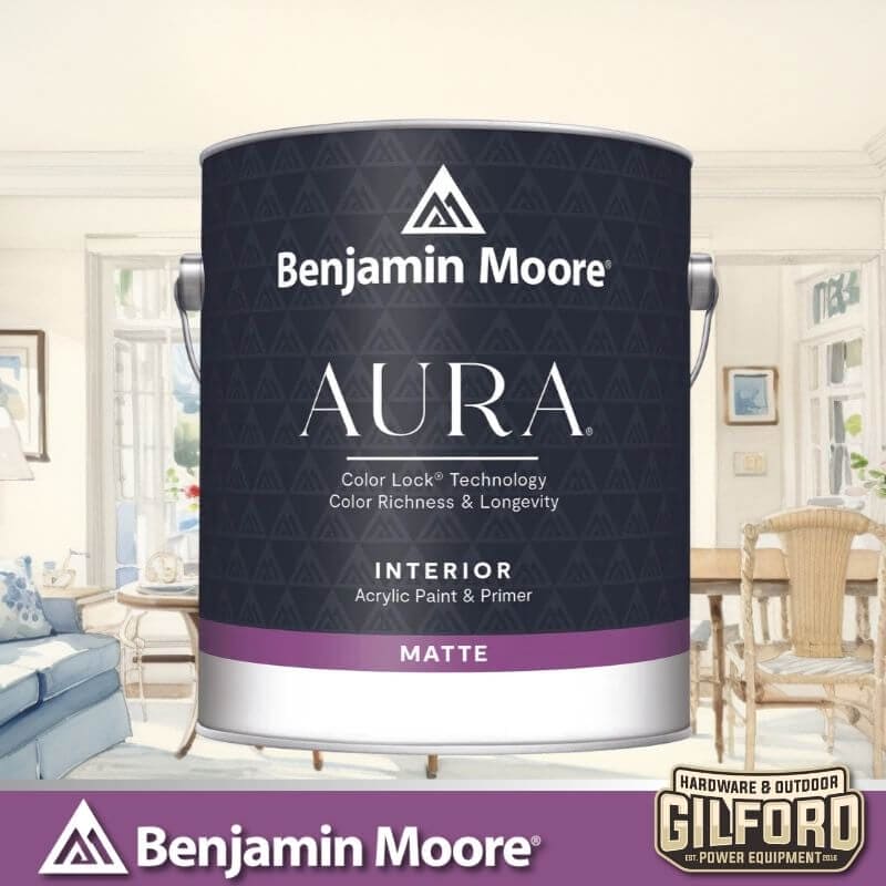 Benjamin Moore Aura Interior Paint Matte | Gilford Hardware 
