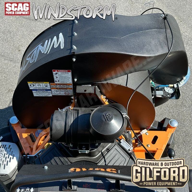 Scag Windstorm Zero-Turn Stand on Blower 37 HP Vanguard BIG BLOCK EFI | Gilford Hardware