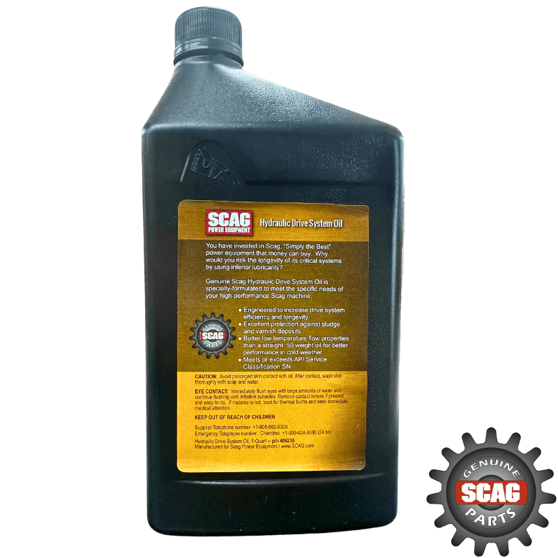Scag OEM Hydraulic Drive System Oil 20W-50 1 Quart. | Gilford Hardware