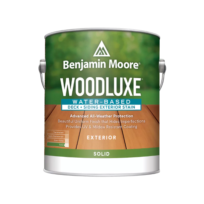 Benjamin Moore Woodluxe Premium Exterior Deck and Siding Stain Solid