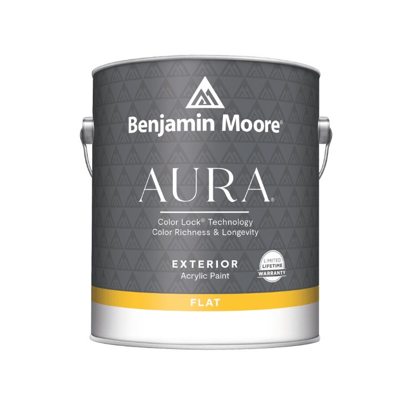 Benjamin Moore Aura Exterior Paint Flat | Gilford Hardware