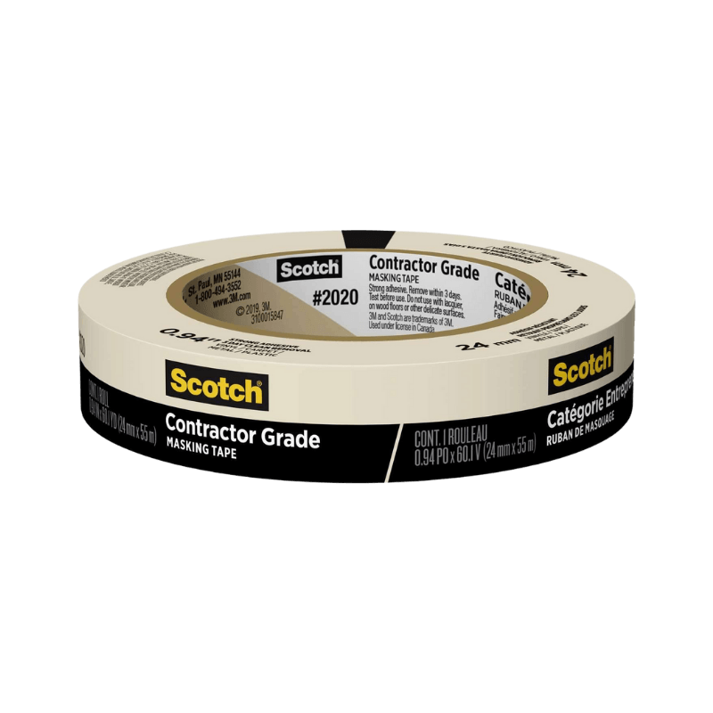 Scotch Masking Tape Contractor Grade .94 x 60 yds. | Gilford Hardware