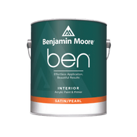 Thumbnail for Benjamin Moore ben Interior Paint Satin/Pearl | Gilford Hardware