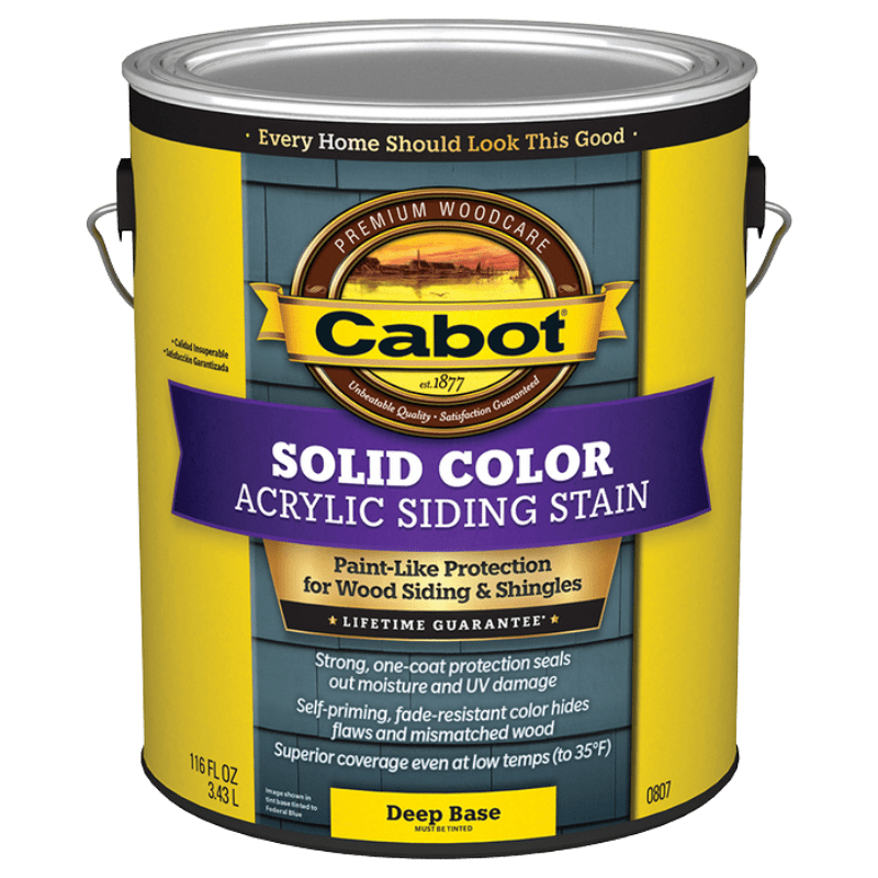 Cabot Siding Stain Solid Water-Based Acrylic | Gilford Hardware
