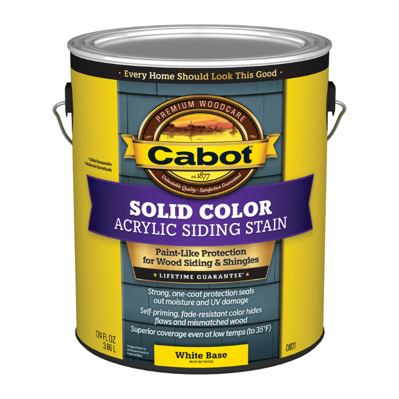 Cabot Siding Stain Solid Water-Based Acrylic | Gilford Hardware