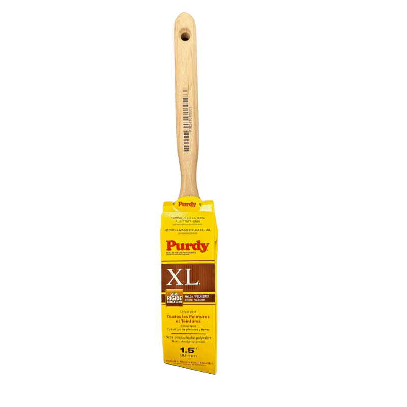 Purdy XL Glide Medium Stiff Angle Trim Paint Brush 1-1/2" | Gilford Hardware 