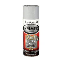 Thumbnail for Rust-Oleum 2-in-1 Automotive Primer Spray Paint Flat Gray 12 oz. | Gilford Hardware