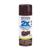 Thumbnail for Rust-Oleum Gloss Kona Brown Paint+Primer Spray Paint 12 oz. | Gilford Hardware
