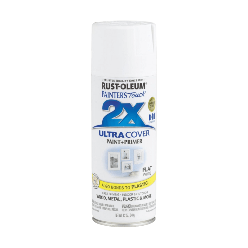 Rust-Oleum 2X Ultra Cover Satin Blossom White Paint+Primer Spray Paint 12 oz. | Gilford Hardware