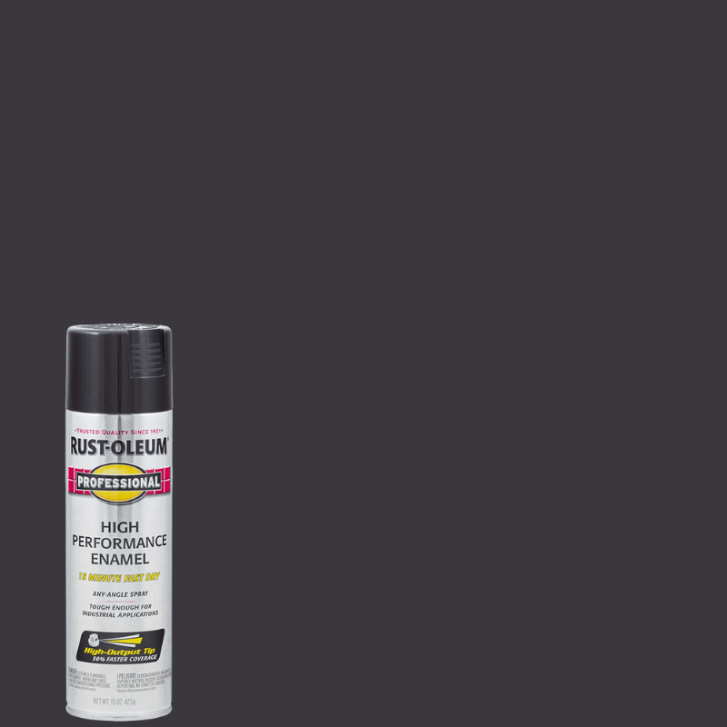 Rust-Oleum Professional Gloss Black Spray Paint 15 oz. | Gilford Hardware