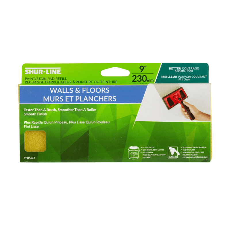 Shur-Line Refill Paint Pad For Flat Surfaces 9 in. | Gilford Hardware