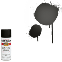 Thumbnail for Rust-Oleum Stops Rust Spray Paint Semi-Gloss Black 12 oz. | Gilford Hardware