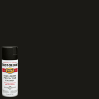 Thumbnail for Rust-Oleum Stops Rust Spray Paint Semi-Gloss Black 12 oz. | Gilford Hardware