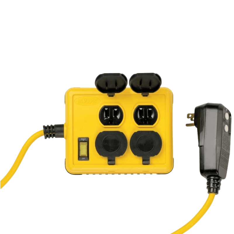 Yellow Jacket Power Block 4-Outlets 6 ft. | Gilford Hardware