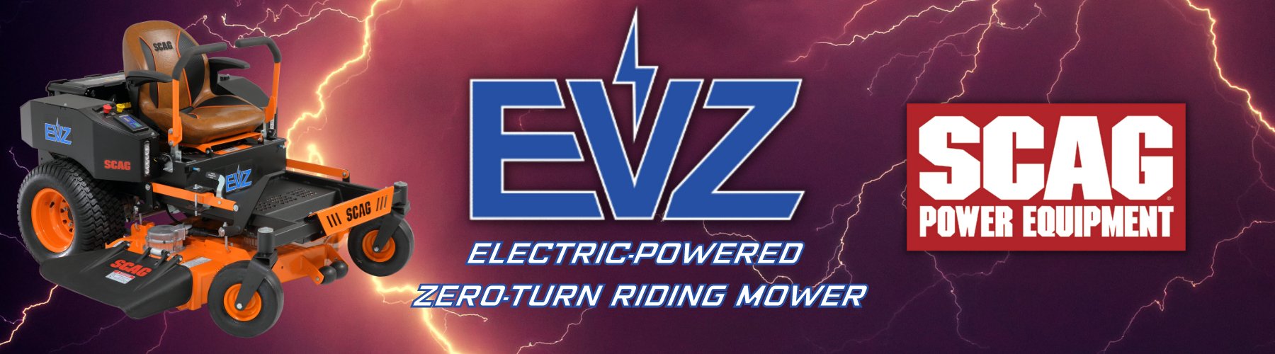 Scag EVZ Electric-Powered Zero-Turn Riding Mower First Look Coming Soon! - Gilford Hardware & Outdoor Power Equipment