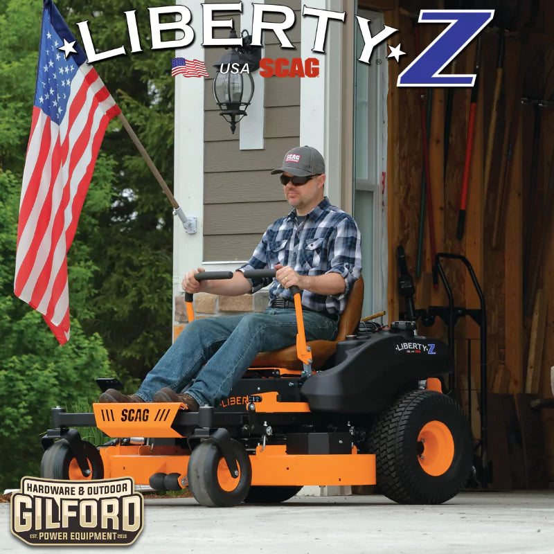 Scag Liberty-Z Zero Turn Ride On Lawn Mower With 48-Inch Hero Cutter Deck And 22 HP Kohler 7000 Series Pro