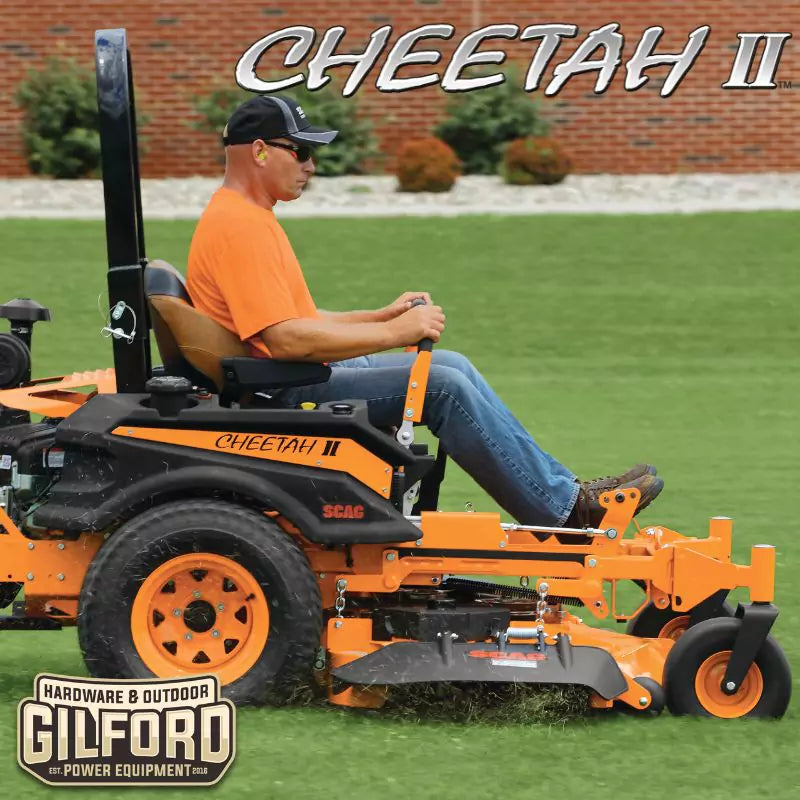 Scag  Cheetah II Zero-Turn Riding Lawn Mower with 61-Inch Velocity Cutter Deck and 38 HP Kohler EFI and Suspension Seat