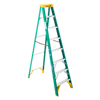 Thumbnail for Werner Fiberglass 8-Foot Step Ladder Type II 225 lb. capacity