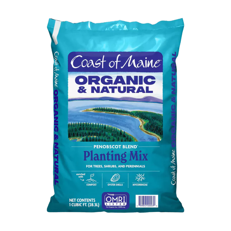 Coast Of Maine Penobscot Blend Organic Planting Mix for Trees, Shrubs and Perennials Compost & Peat 1 ft³