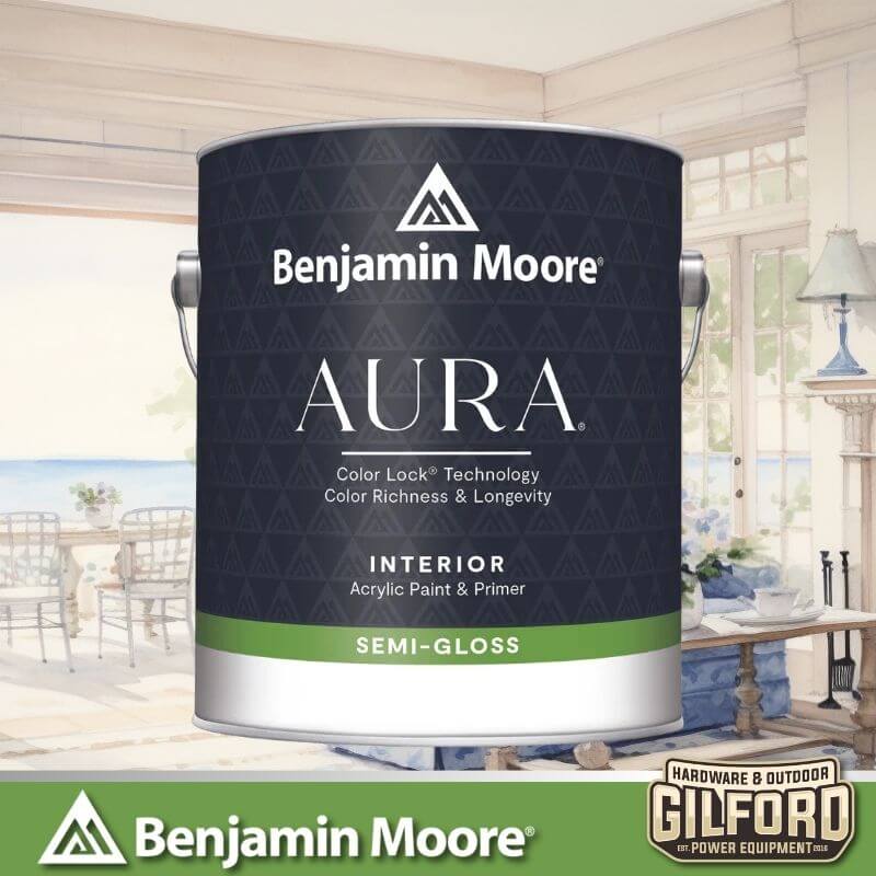 Benjamin Moore Aura Interior Paint Semi-Gloss | Paint | Gilford Hardware