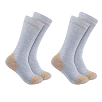 Thumbnail for Carhartt Midweight Cotton Blend Steel Toe Boot Sock 2-Pack.