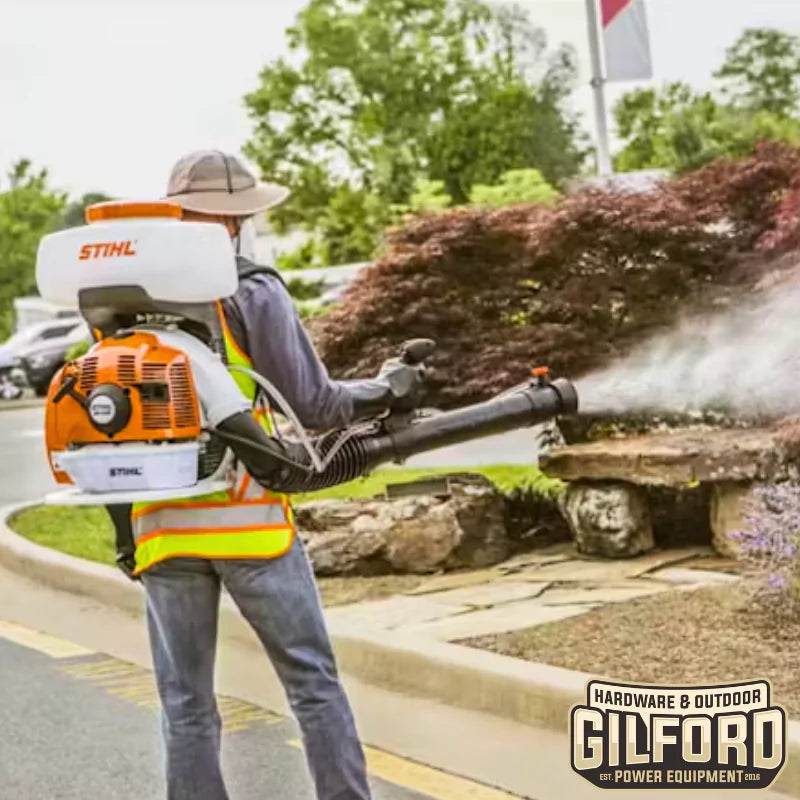 STIHL SR 430 Backpack Gas Powered Liquid Sprayer for Insect Control and Plant Care 542 CFM - 3.7 Gallon