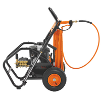 Thumbnail for Side View of the STIHL RB 600 Pressure Washer – Showcasing the commercial-grade 208 cc engine and premium steel-braided hose.