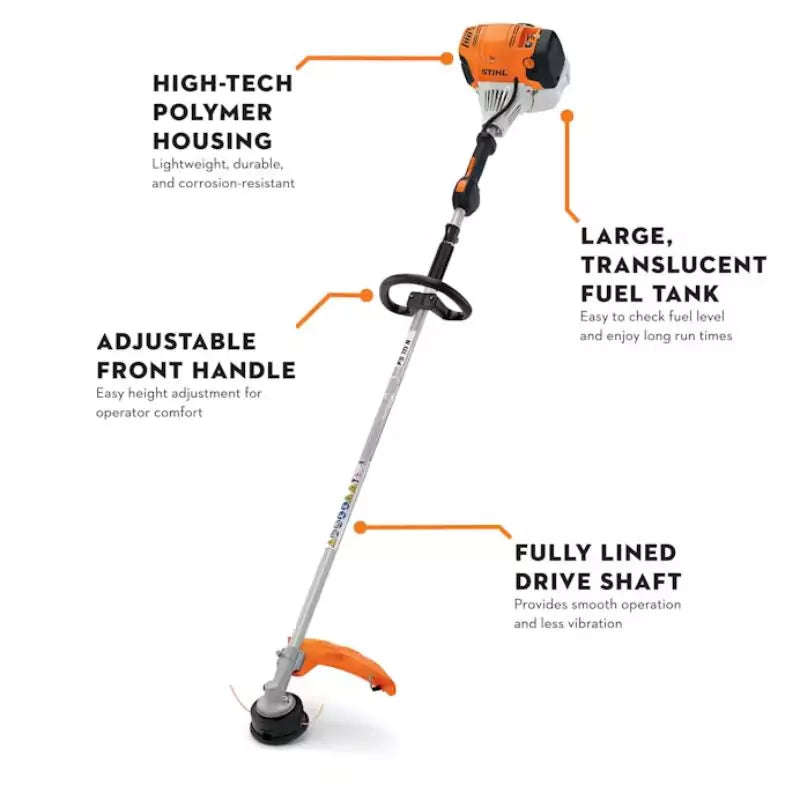 STIHL FS 111 R Professional Gas Powered Loop Handle Trimmer 31.4 cc features and benefits