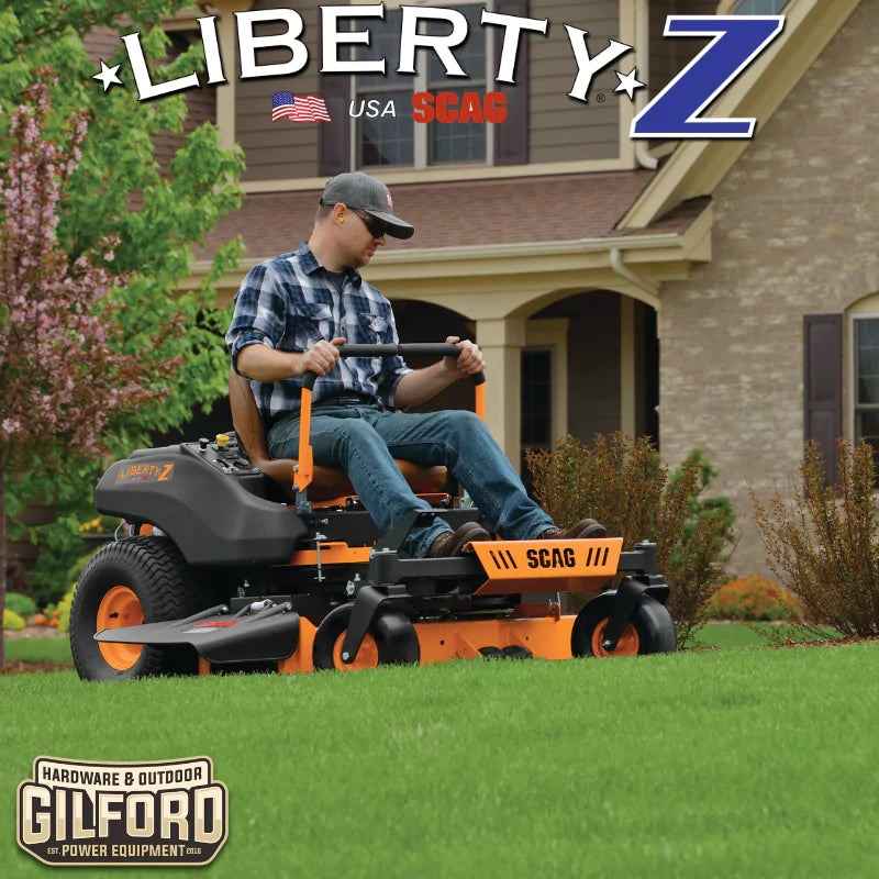 Scag Liberty-Z Zero Turn Ride On Lawn Mower 48" Hero Cutter Deck - 22 HP Kohler® 7000 Series™ PRO