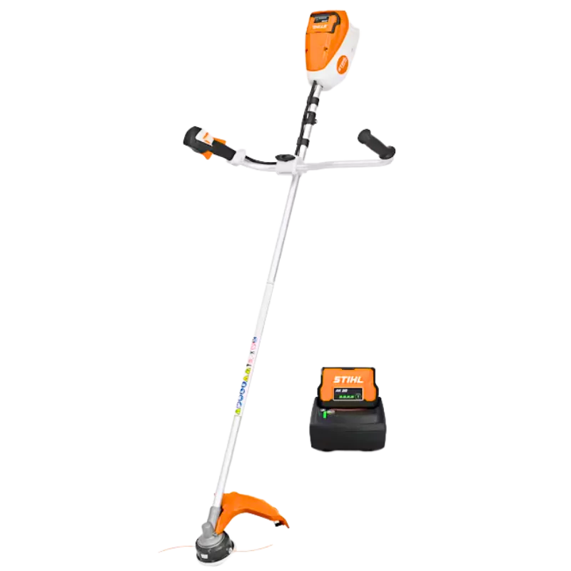 STIHL FSA 80 Battery-Powered Electric Bike Handle Trimmer With AK 20 Battery And AL 101 Charger