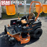 Thumbnail for Scag Patriot Zero Turn Ride On Lawn Mower With 52-Inch Hero Cutter Deck And 27 HP SR Engine