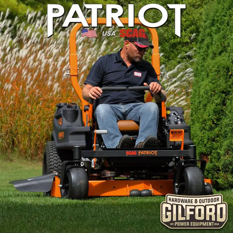 Scag Patriot Zero-Turn Riding Lawn Mower With 61-Inch Hero Cutter Deck And 25 HP Kohler Command Pro
