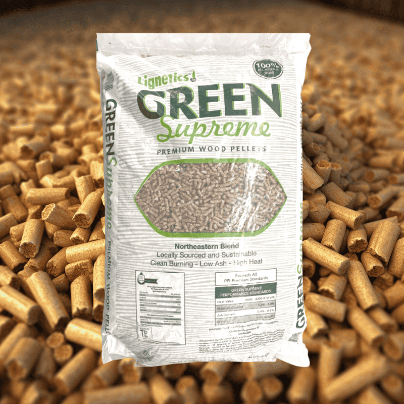 Green Supreme Wood Pellets Ton (50 ct. - 40 lb. Bags)