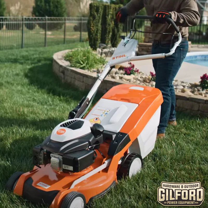 STIHL RM 655 VS Self-Propel Lawn Mower with 21-Inch Deck, Variable-Speed, 173 cc Kohler HD Engine and Blade Brake