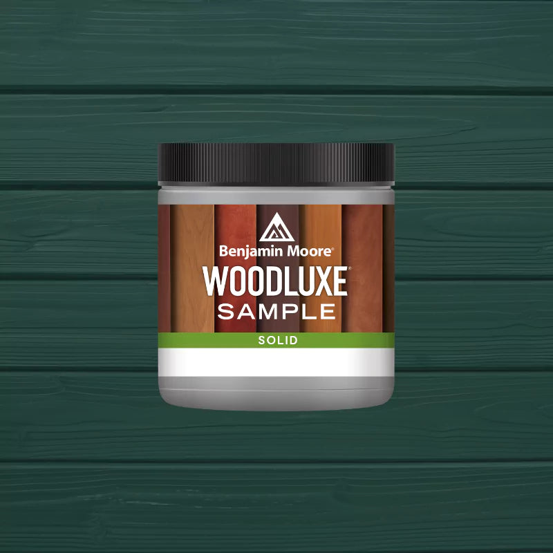 Benjamin Moore Woodluxe Premium Exterior Deck and Siding Stain Solid Water Based Half-Pint Sample (694)