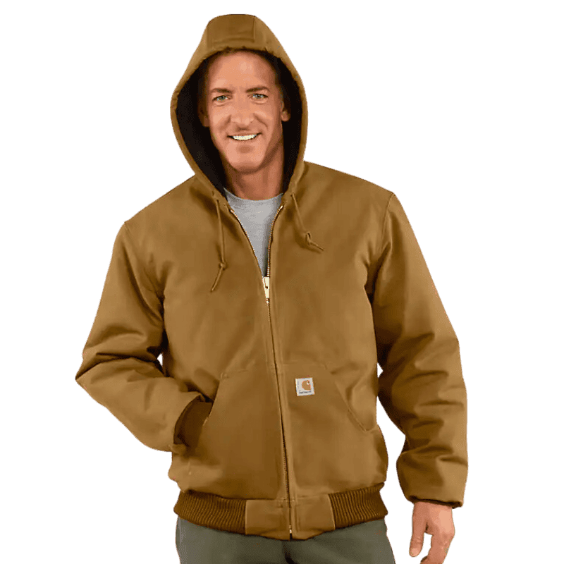 Carhartt Loose Fit Firm Duck Insulated Flannel-Lined Jacket | Gilford Hardware
