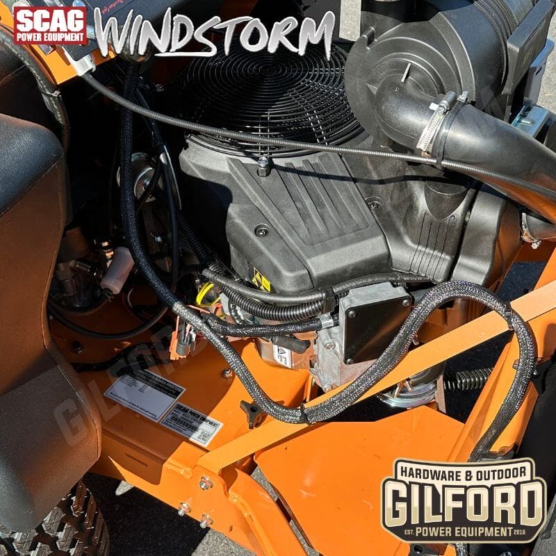 Scag Windstorm Zero-Turn Stand on Blower 37 HP Vanguard BIG BLOCK EFI
