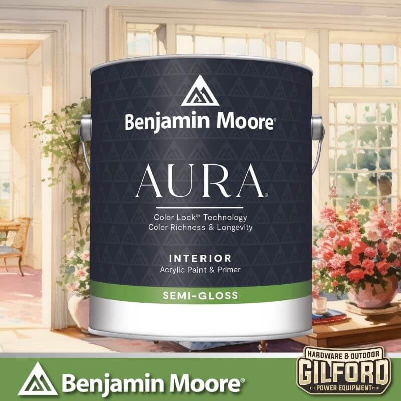 Benjamin Moore Aura Interior Paint Semi-Gloss | Gilford Hardware 