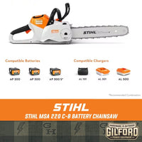 Thumbnail for STIHL MSA 220 C-B Battery Chainsaw 16