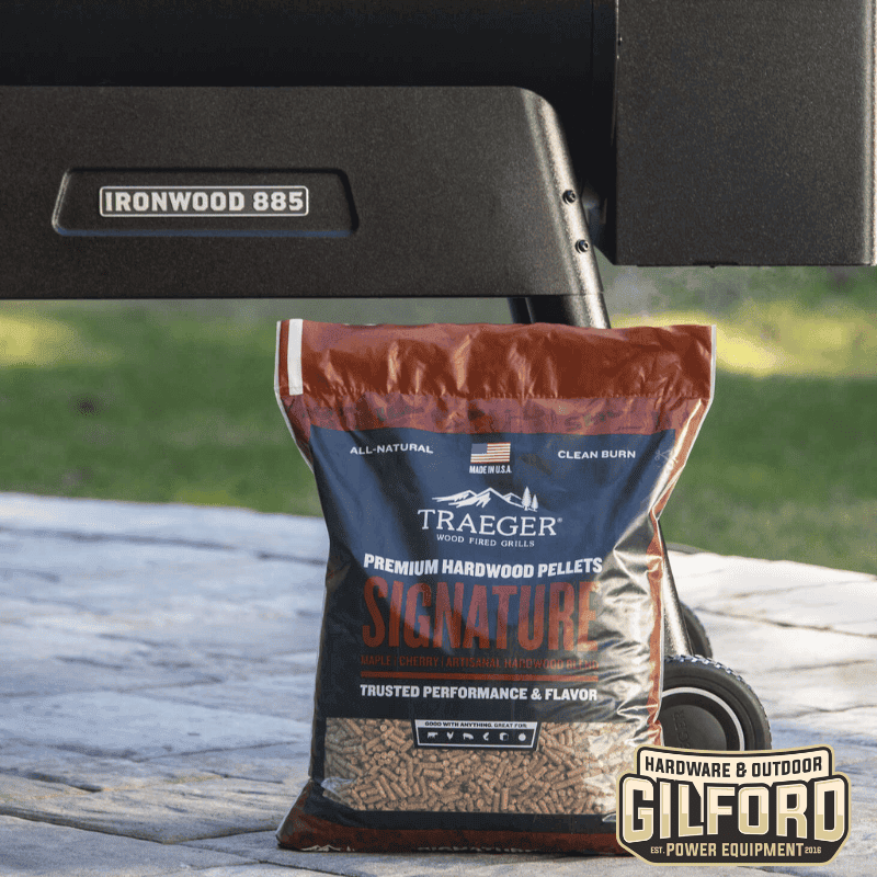 Traeger Signature All Natural Cherry/Hickory/Maple Hardwood Pellets 20 lb. | Gilford Hardware