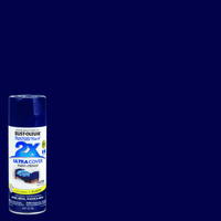 Thumbnail for Rust-Oleum 2X Ultra Cover Gloss Navy Paint+Primer Spray Paint 12 oz. | Gilford Hardware