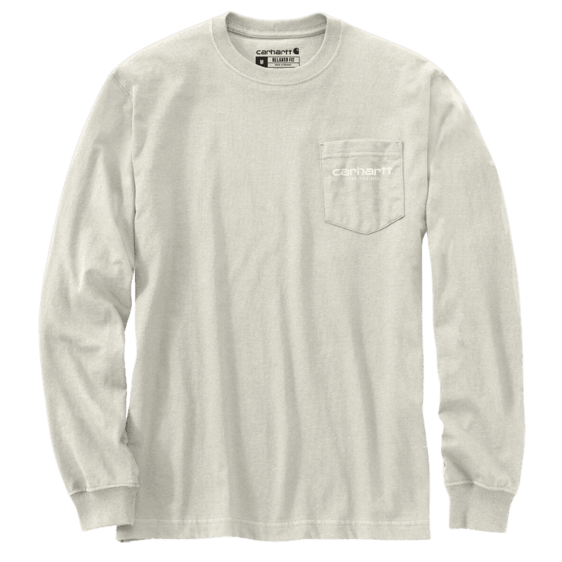 Carhartt Long-Sleeve Pocket C Graphic Relaxed Fit Heavyweight Shirt | Gilford Hardware