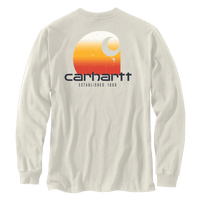Thumbnail for Carhartt Long-Sleeve Pocket C Graphic Relaxed Fit Heavyweight Shirt | Gilford Hardware