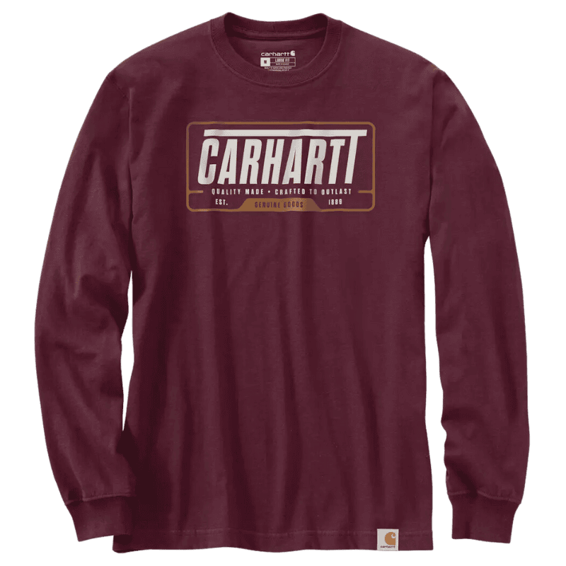 Carhartt Outlast Graphic Loose Fit Heavyweight Long-Sleeve Shirt 105954 | Gilford Hardware