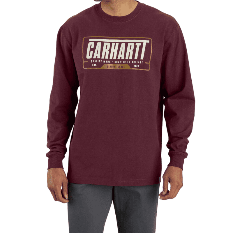 Carhartt Outlast Graphic Loose Fit Heavyweight Long-Sleeve Shirt 105954 | Gilford Hardware