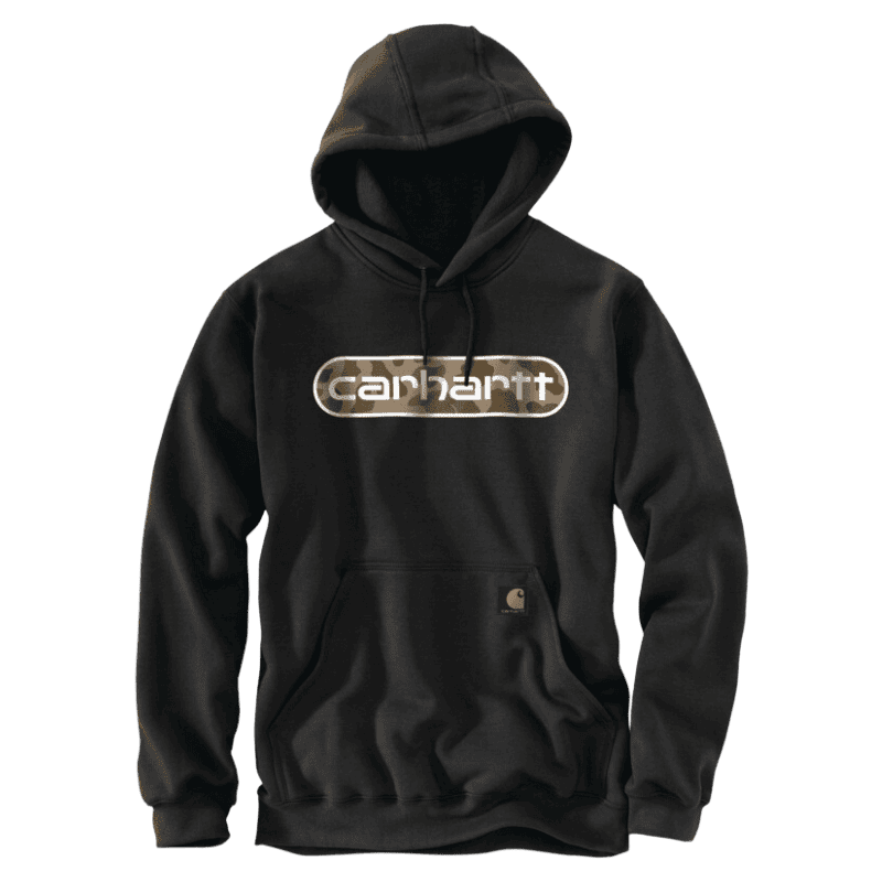 Carhartt Loose Fit Midweight Camo Logo Graphic Hoodie 105942 | Sweatshirt | Gilford Hardware